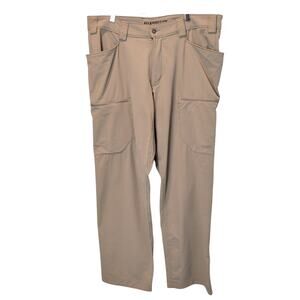 Duluth Trading Co Flexpedition 38 x 32 Tan Stretch Active Performance Pants